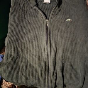 Lacoste Men's Green Sweater